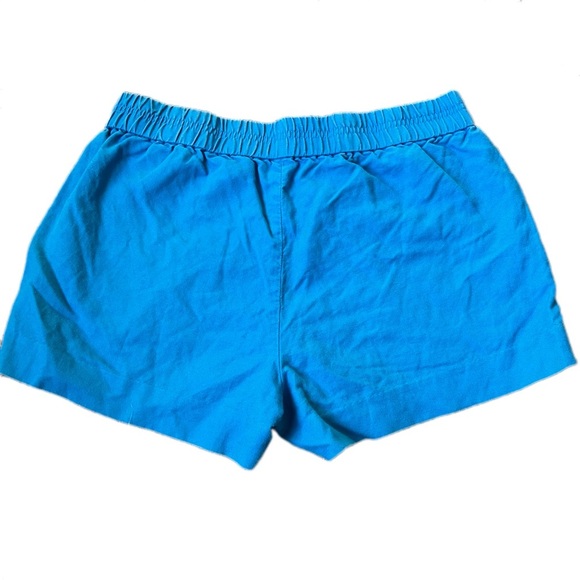 J. Crew Factory Linen Blend Blue Shorts Size 8 - Picture 2 of 8